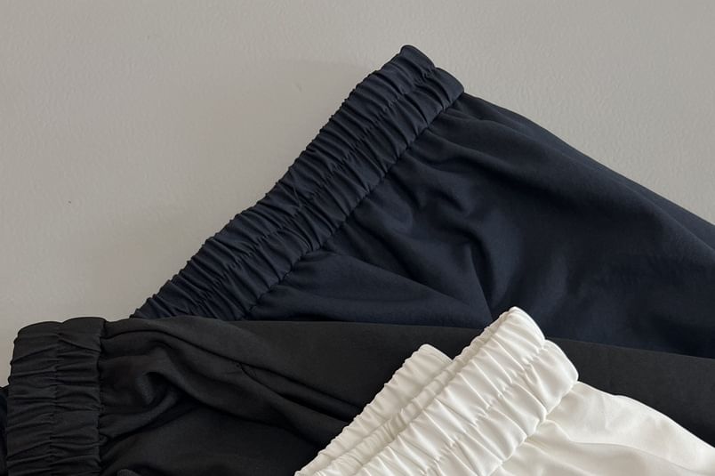 Rosehedge - Midi-A-lijn rok met elastische taille en effen kant