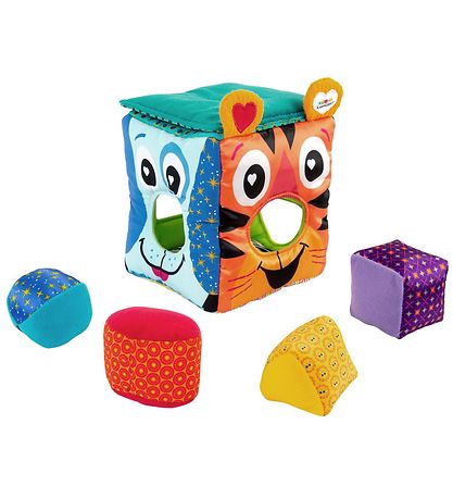 Lamaze Bl?d Puttekasse m. Dyremotiver - Multifarvet