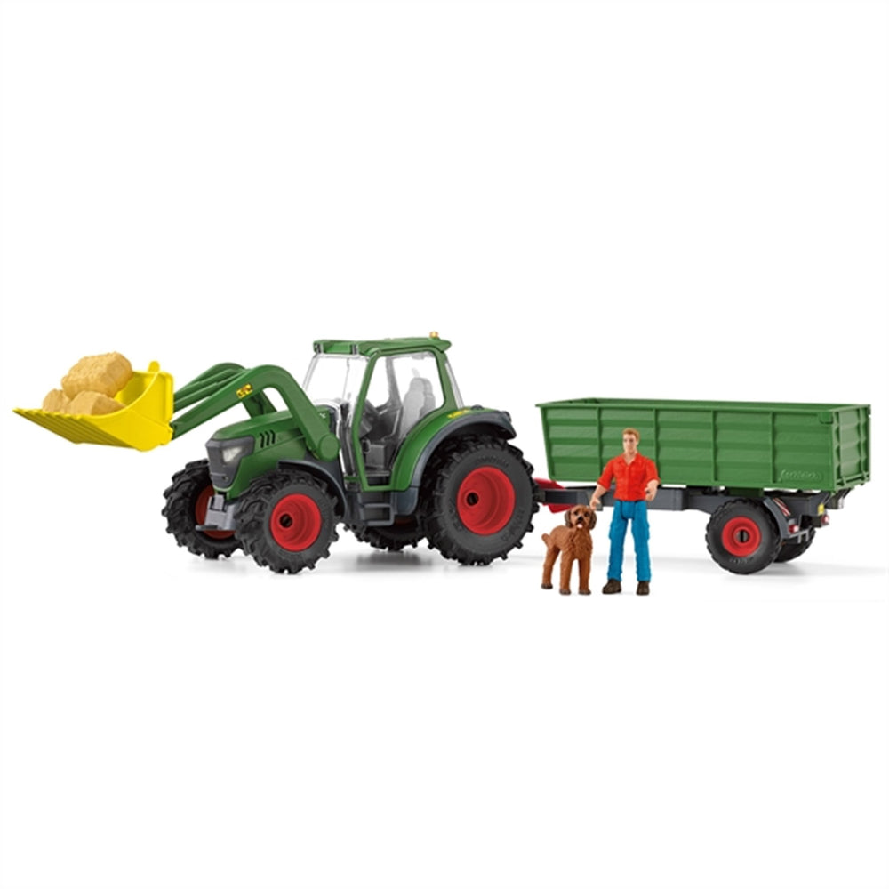 Køb schleich® Farm World Traktor m. Trailer