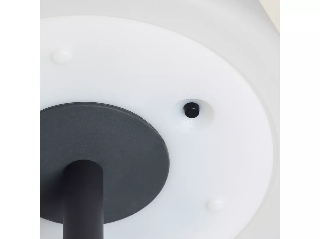 Lampe à Poser LED Extérieure Solaire Aluminium Larso 3000K Blanc chaud