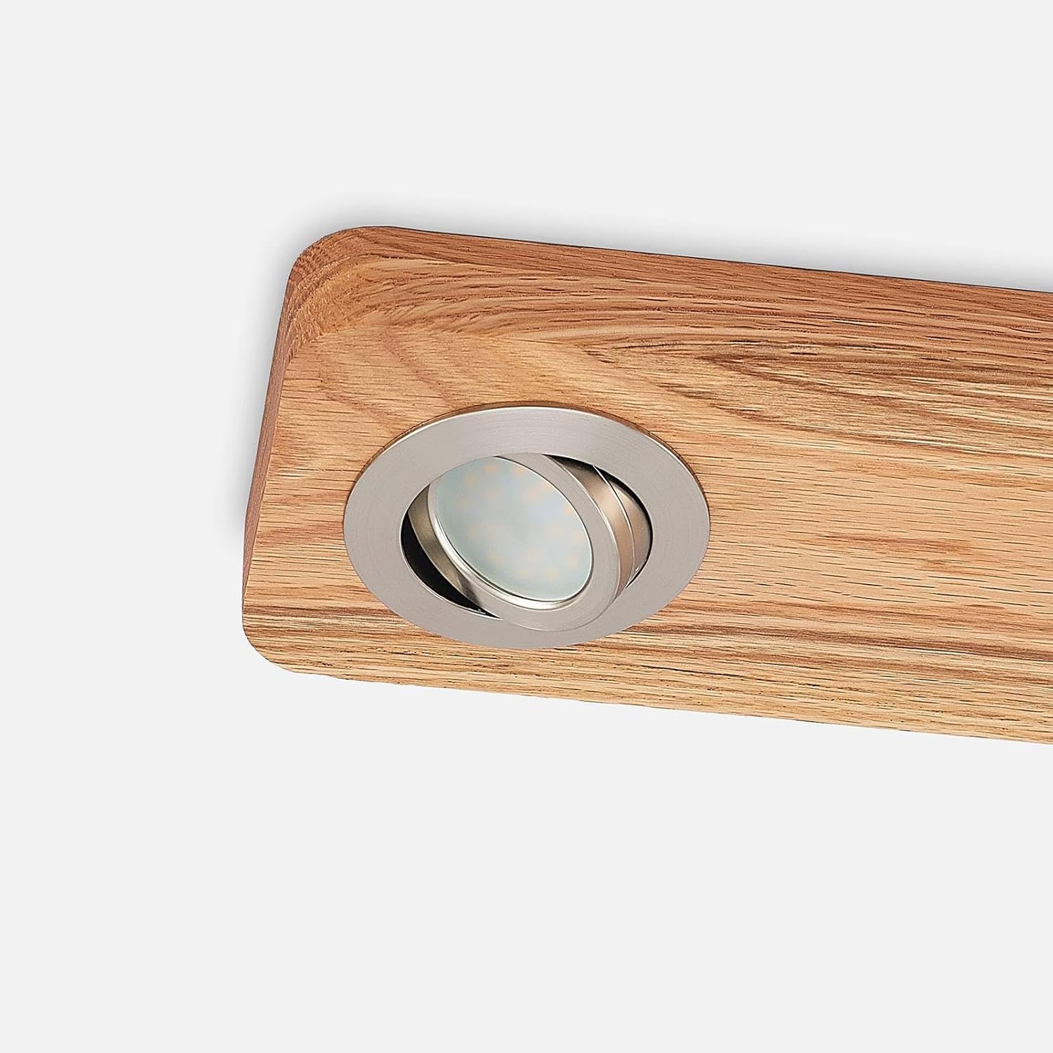 Lindby ,schwenkbar (Modern) aus Holz (3 flammig,) - Deckenleuchte Lampe Wohnzimmerleuchte
