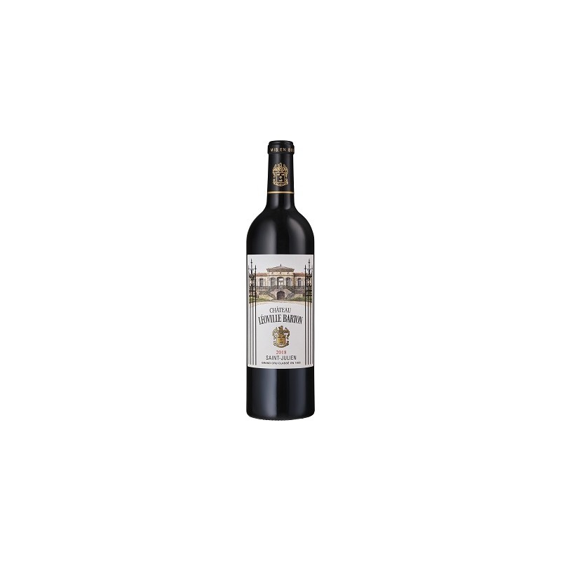 Château LEOVILLE BARTON 2018 - Saint-Julien - 2ème Cru Classé - par Caisse bois de 6 bouteilles 75 cl