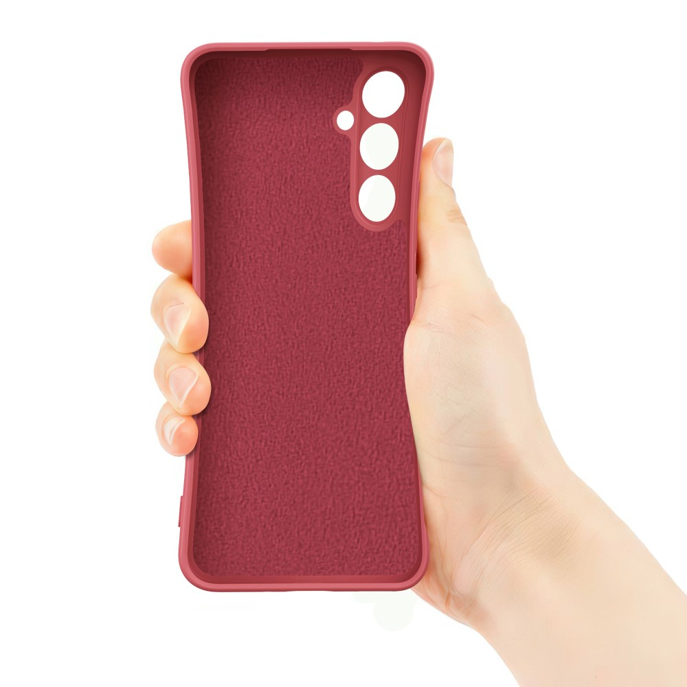 Samsung Galaxy S23 FE Silikon Case Hülle   Magnetischer Kickstand Haltering - Grün (Matt)