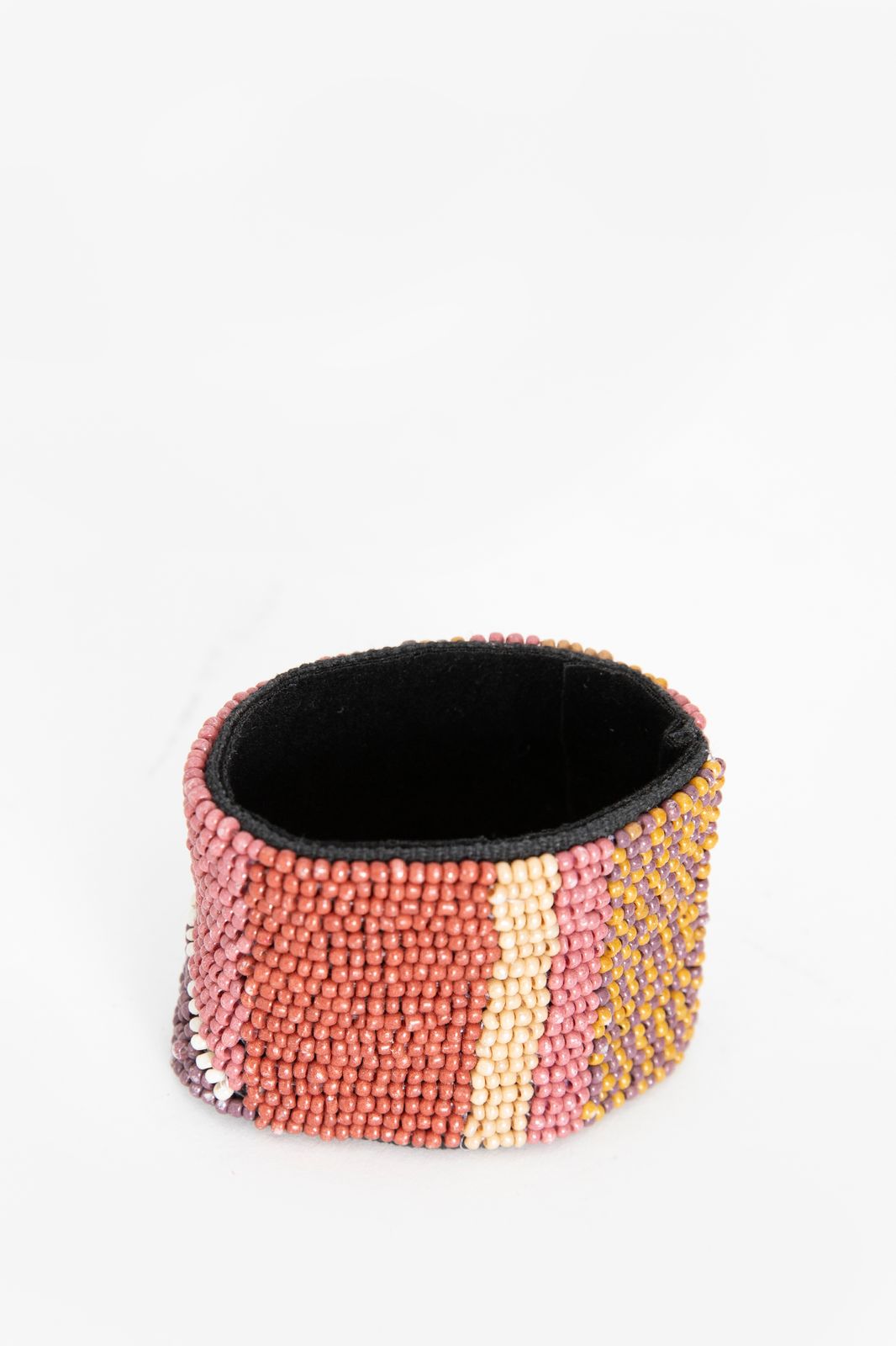 Servetring met multicolor kraaltjes