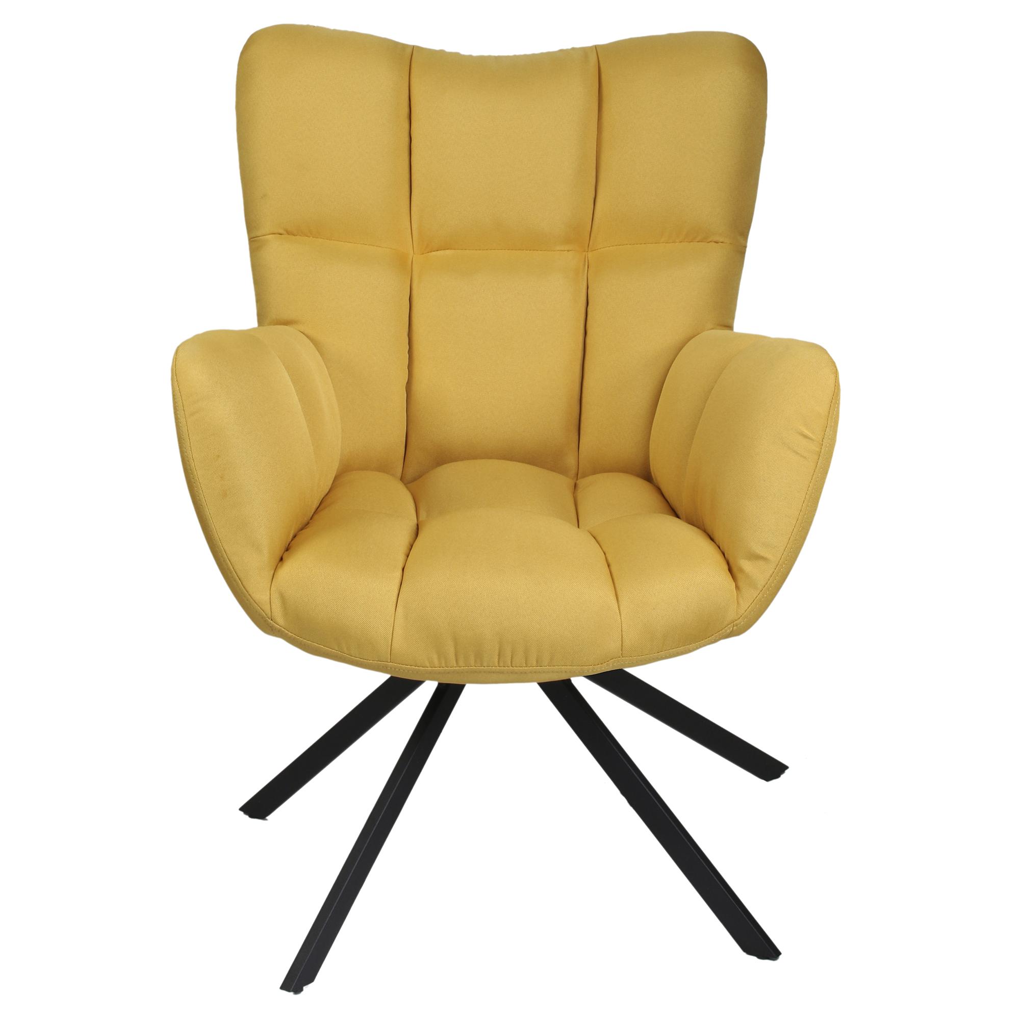 WASHINGTON FAUTEUIL PIVOTANT JAUNE
