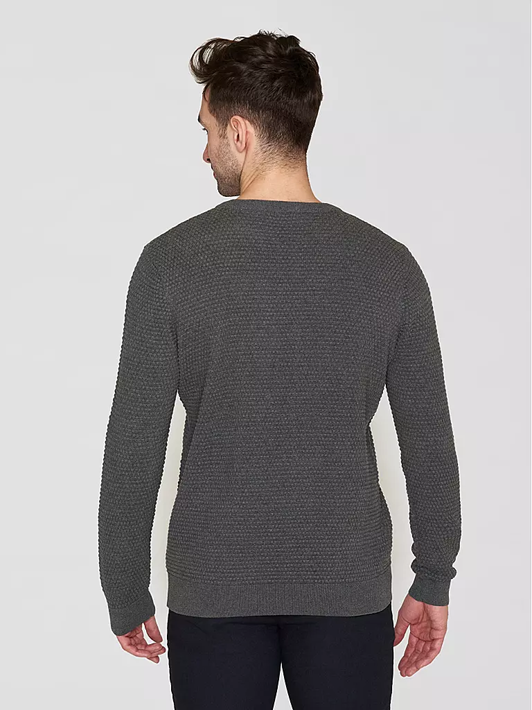 KNOWLEDGE COTTON APPAREL Pullover VAGN grau