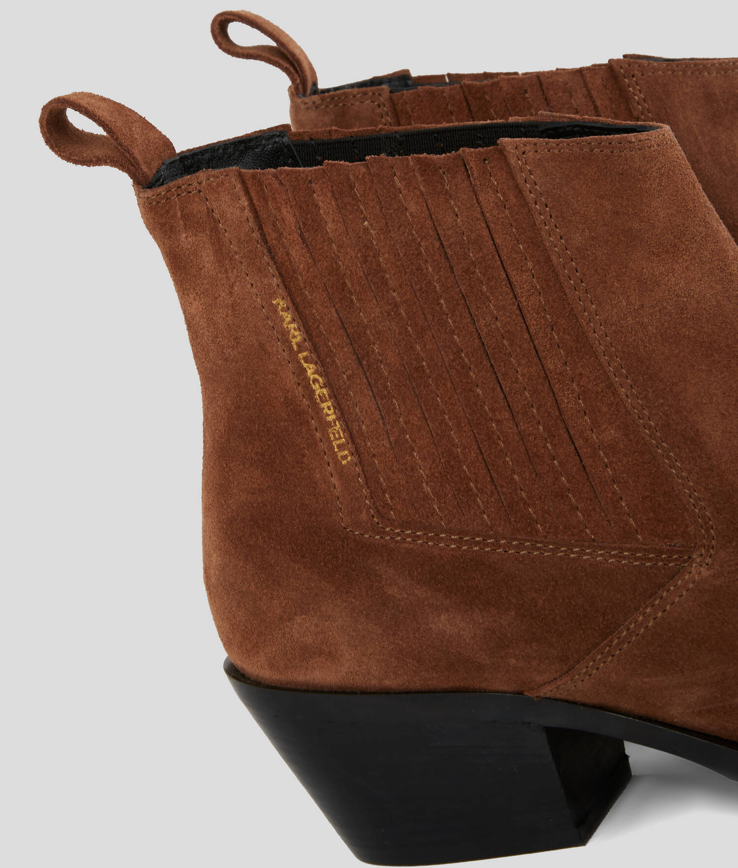BOTTINES KANSAS GORE - bronzer