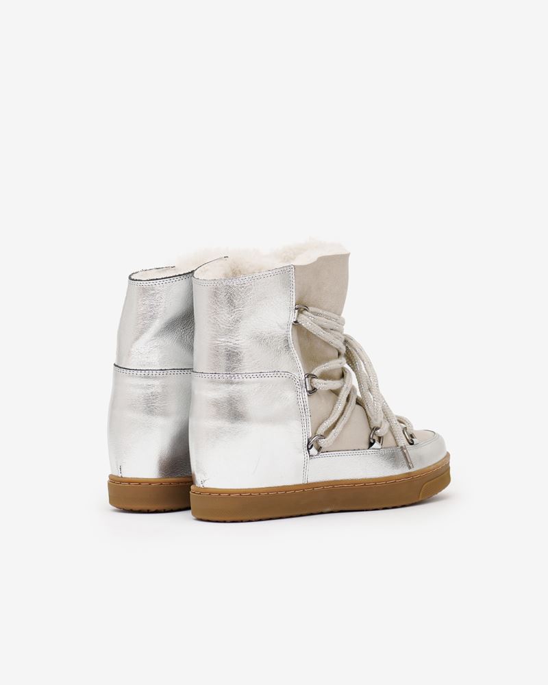 BOTTINES LACÉES EN FOURRURE D'AGNEAU NOWLES