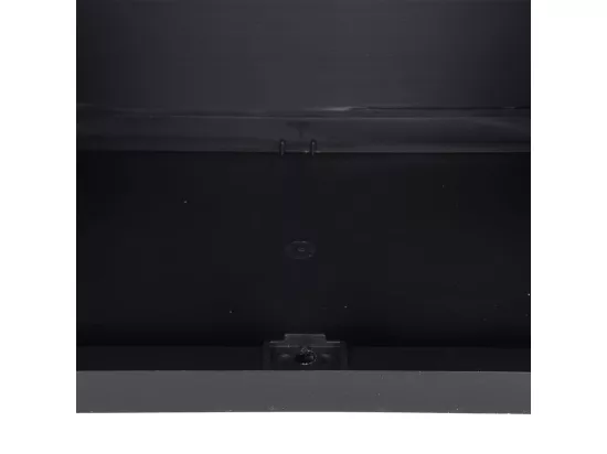 Armoire de rangement d'extérieur gris et noir 65x37x165 cm PP