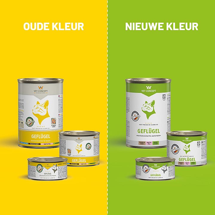 Vet-concept kattenmenu gevogelte 6 x 400 gram