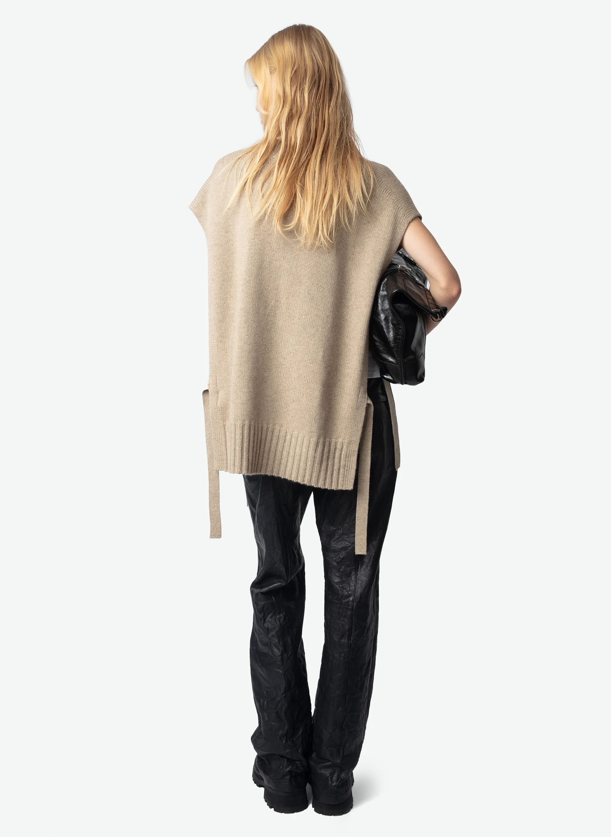 MADDY - Pull oversize en cachemire | Beige