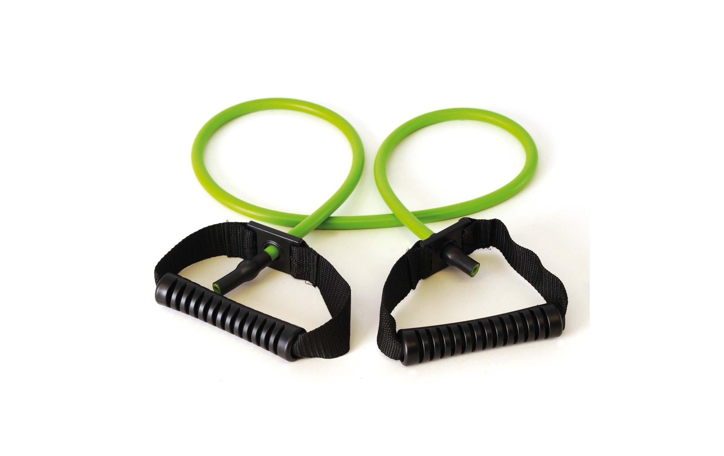 Fitnessband Fit-Tube 1.2 m grünFitnessband mit Griffen