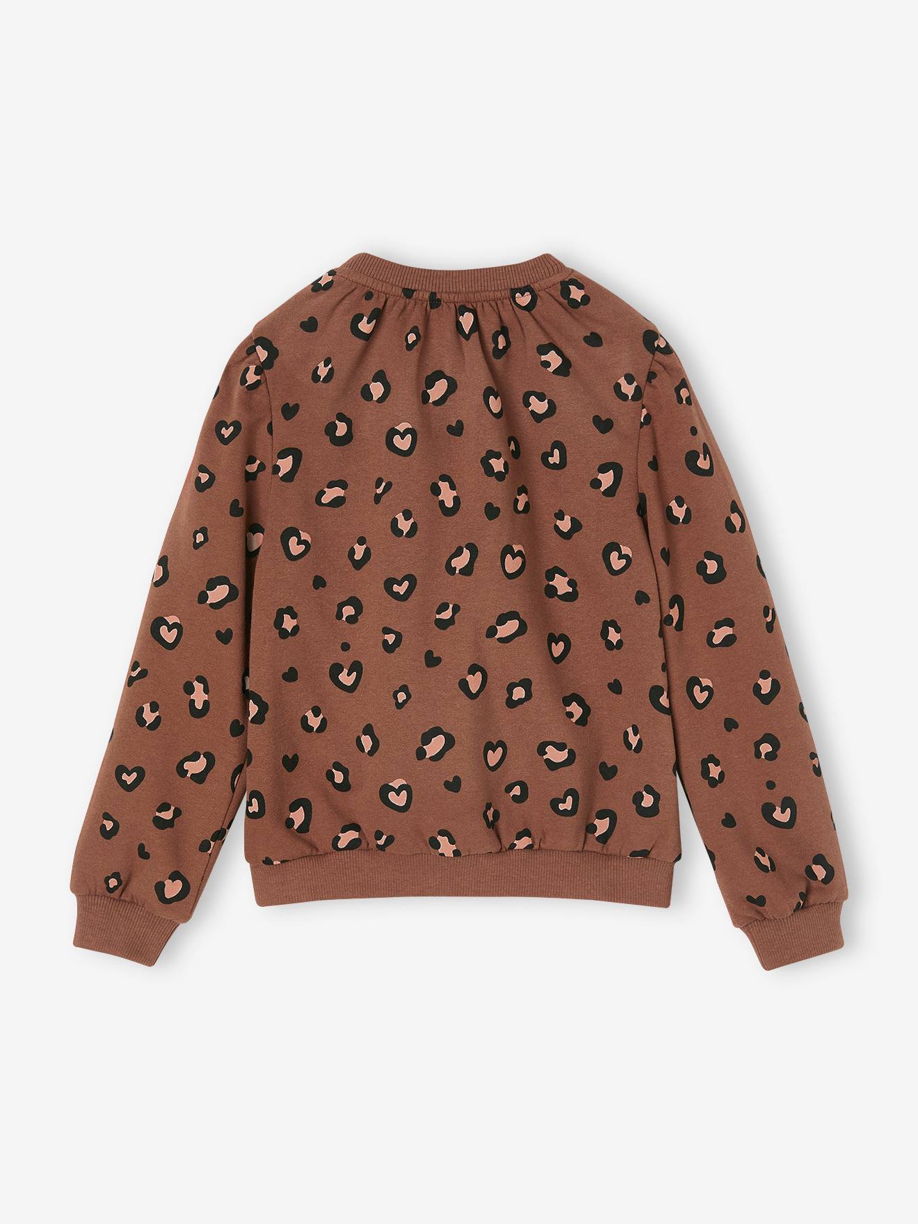 Moletom com estampa de chocolate para meninas