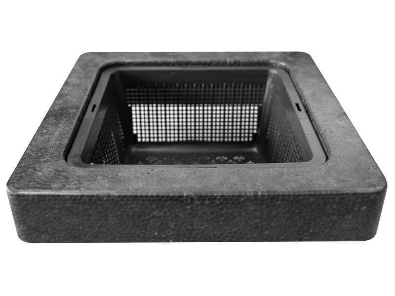 SuperFish Pflanzeninsel schwimmend 25 x 25 x 5 cm Teichkorb für Pflanzen