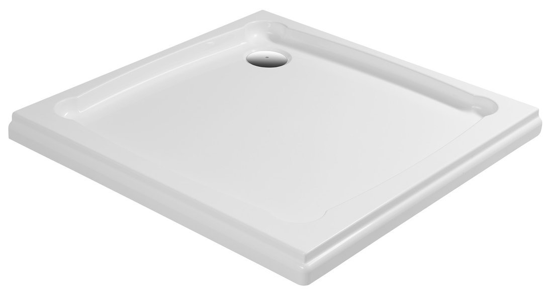 Gelco Diona vierkante douchebak 90x90cm wit