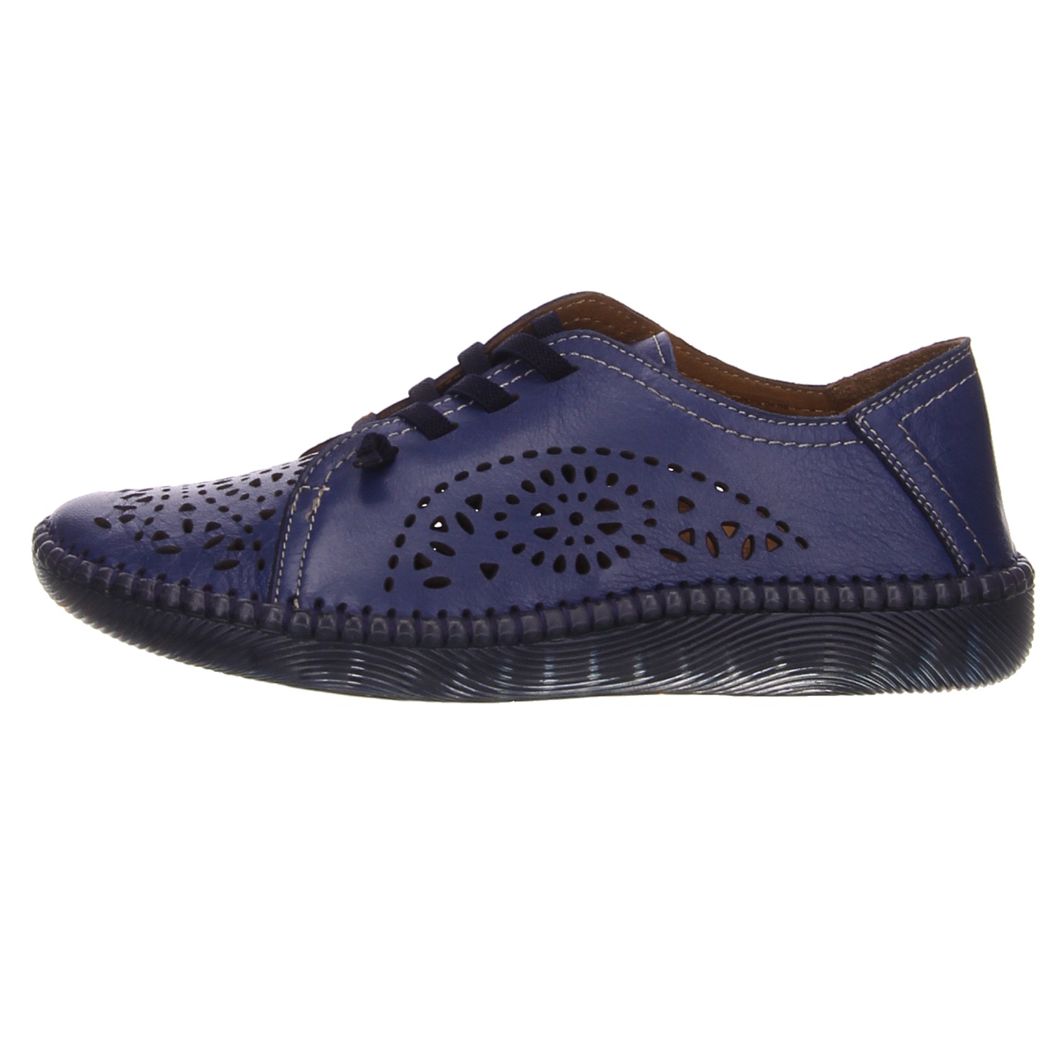 Manitu Schnürhalbschuhe blau blau