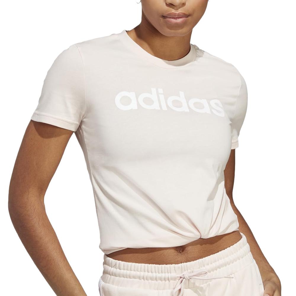 Adidas T-shirt Rose Femme Adidas IC8860