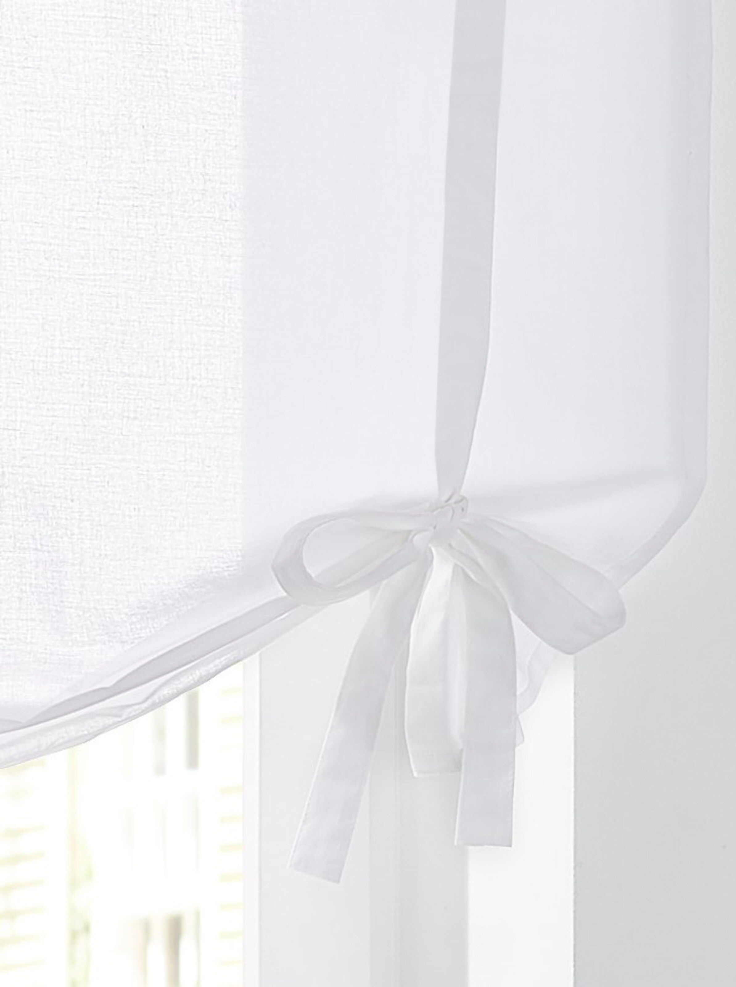heine home Bändchenrollo in offwhite