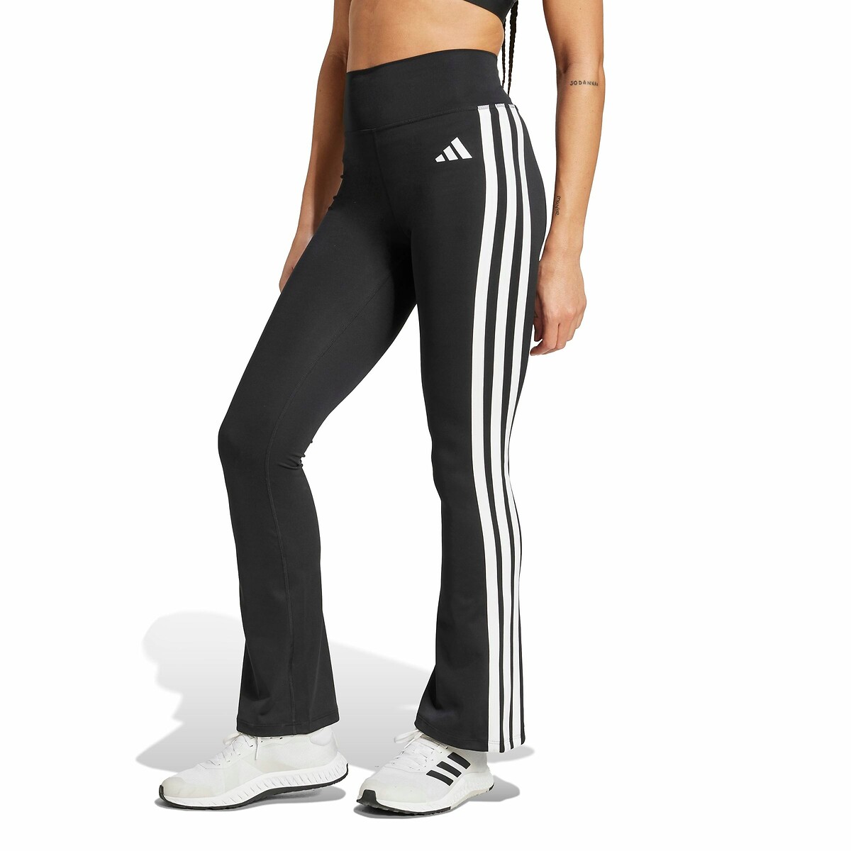 adidas Performance<br>Calça flare, Essentials 3-Stripes