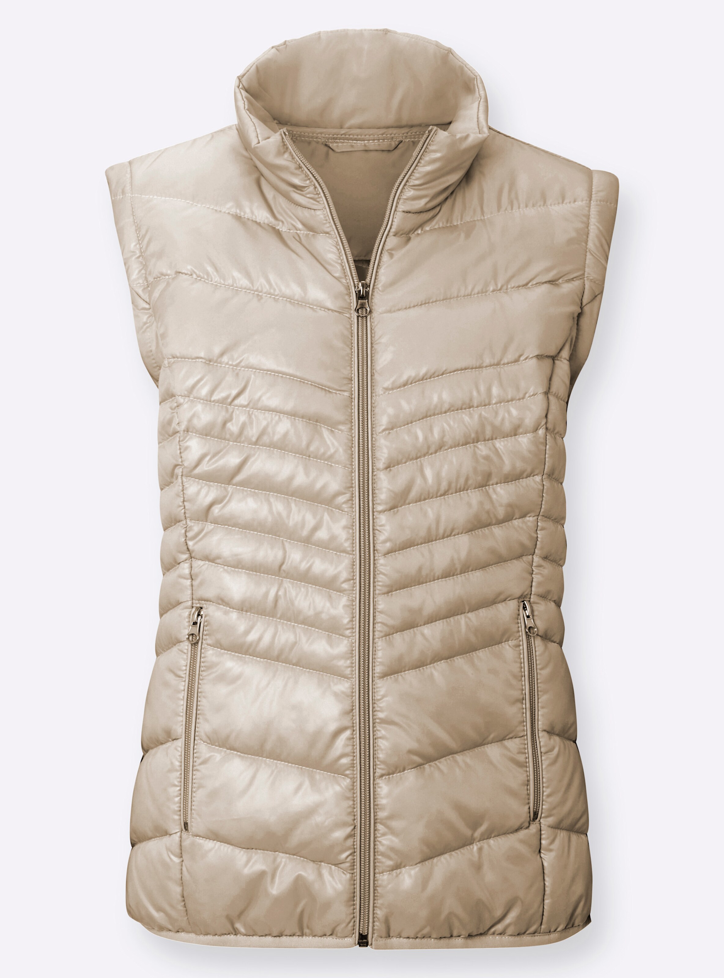 Steppjacke in beige