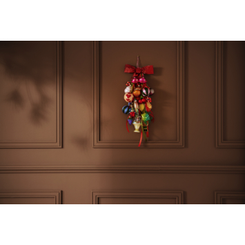 Christmas Goods glasfiguur kersthanger vis divers per stuk