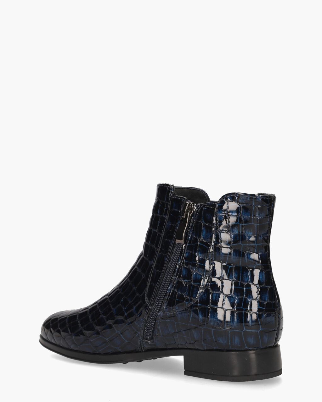 Di Lauro Valencia Donkerblauw Dames Enkelboots