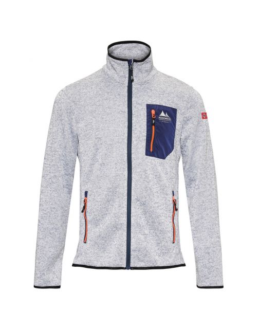 Nord Berg Noa Polarfleece Man Blue - Vrijetijdskleding