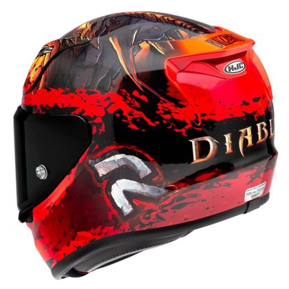 Casque Hjc RPHA 12 - DIABLO BLIZZARD - Noir / Rouge
