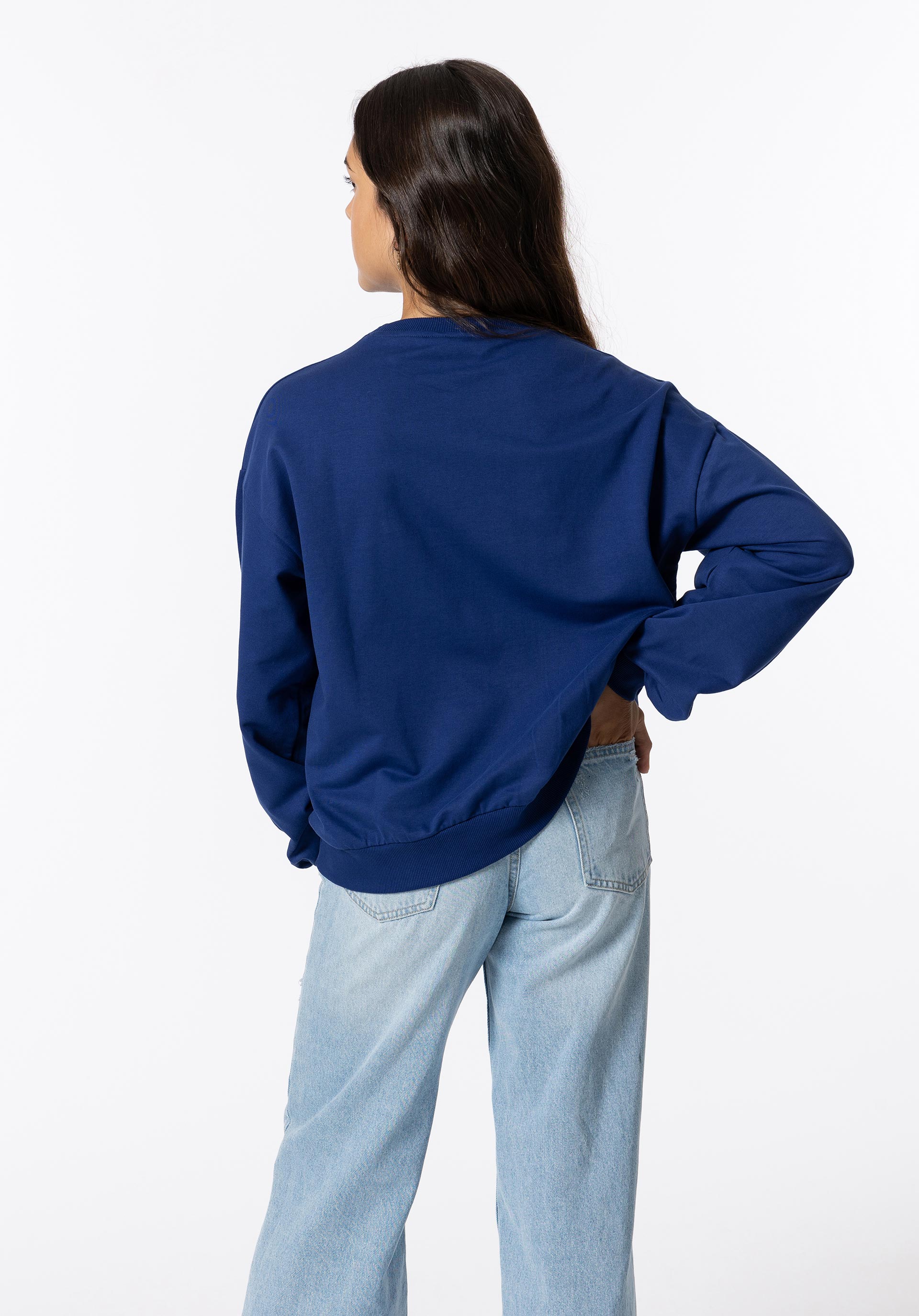 Sweatshirt com Estampado Frontal