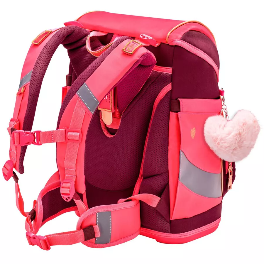 Belmil Schulrucksack Premium Smarty Plus Schulranzen Coral