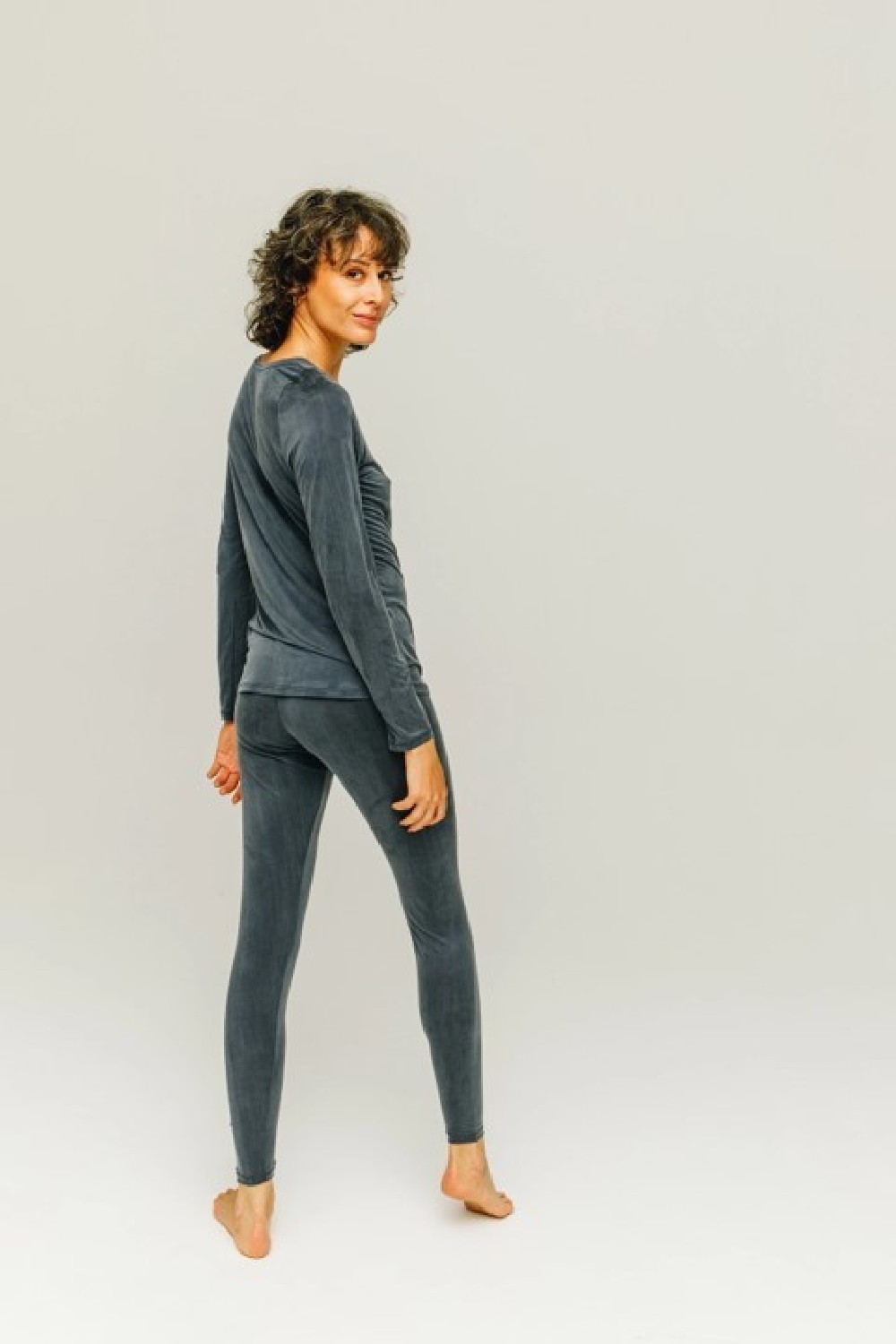 Moya Kala Leggings Cupro Midnight Blue
