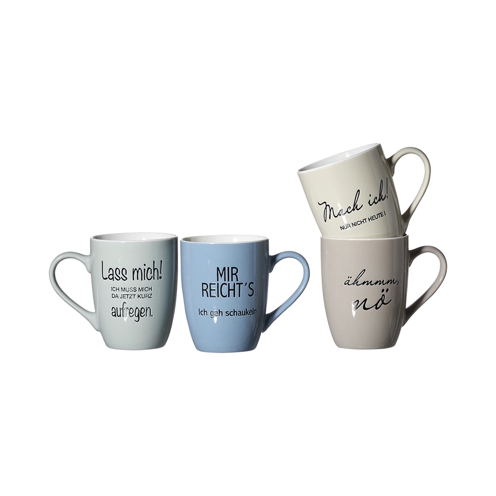 Ritzenhoff & Breker 4-teiliges Svart Kaffeebecher-Set