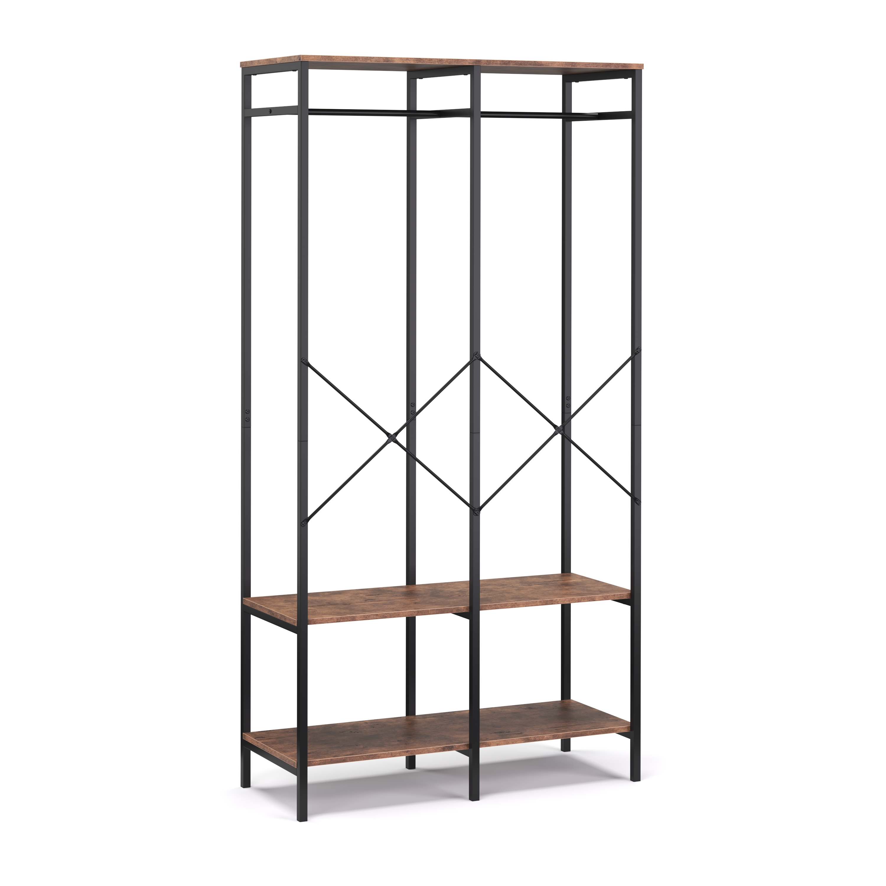 Garderobe Kleiderständer Vintage BONITA 95 x 180 cm