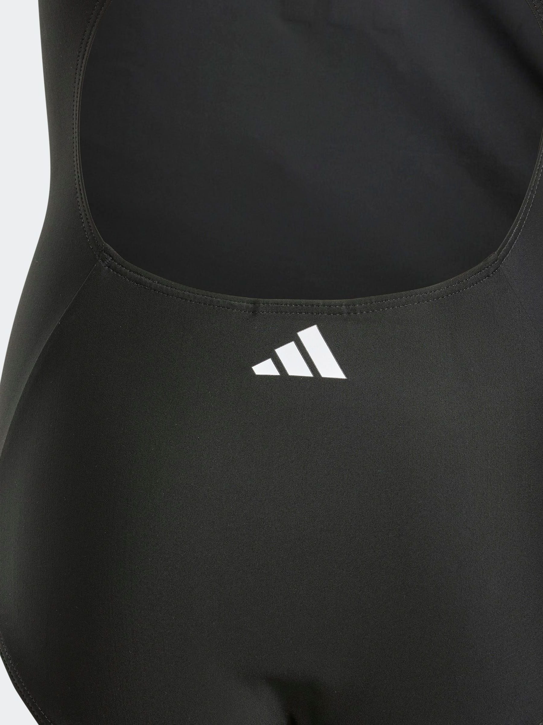 Zwart/wit - adidas 3-Stripes Kids Swimsuit