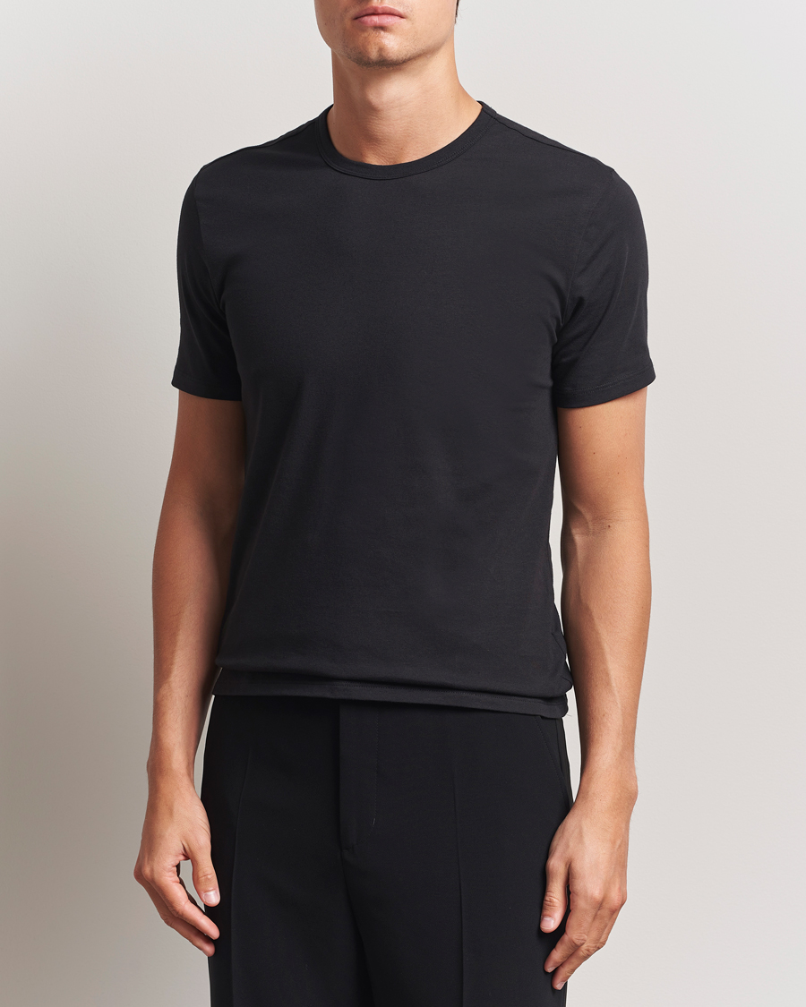 Calvin Klein 3-Pack Cotton Stretch Crew Neck T-Shirt Black