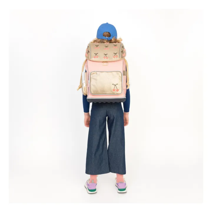 Jeune Premier Sac à Dos Ergomaxx Cherry Pompon | Doré