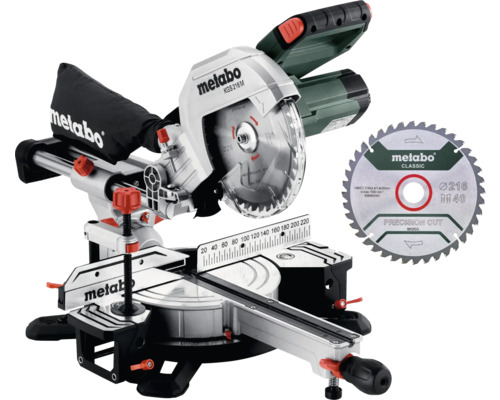 Afkortzaag Metabo KGS 216 M set