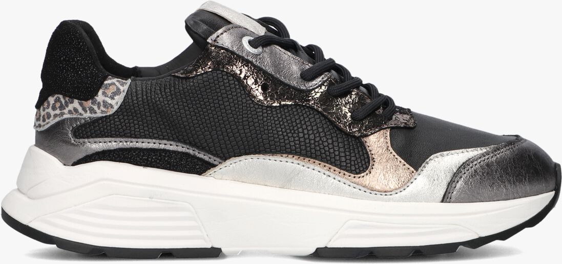 zwarte xsensible lage sneakers rainbow