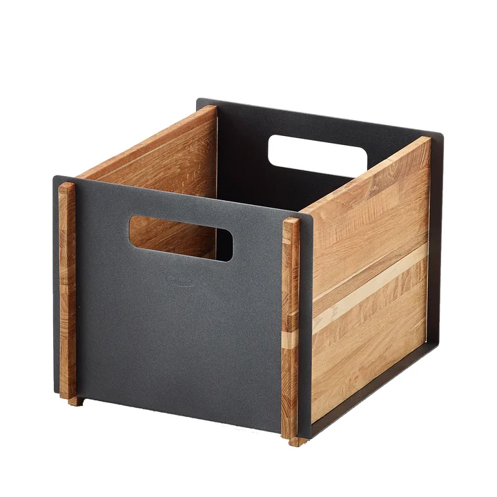 Cane-line - Box Aufbewahrungskasten Indoor, Teak / weiss