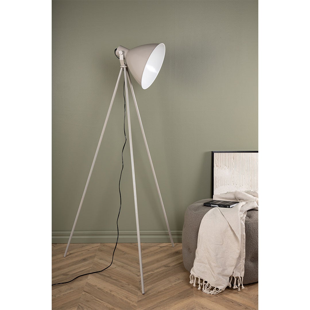 Tiv Lighting vloerlamp, 73 x 63 x 139,5 cm, beige. 63 x 73 x 140 cm