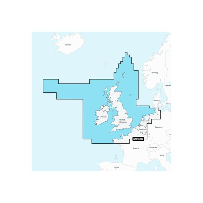 Carte Navionics Platinium+ Large Sd Royaume-Uni, Irlande Et Pays-Bas