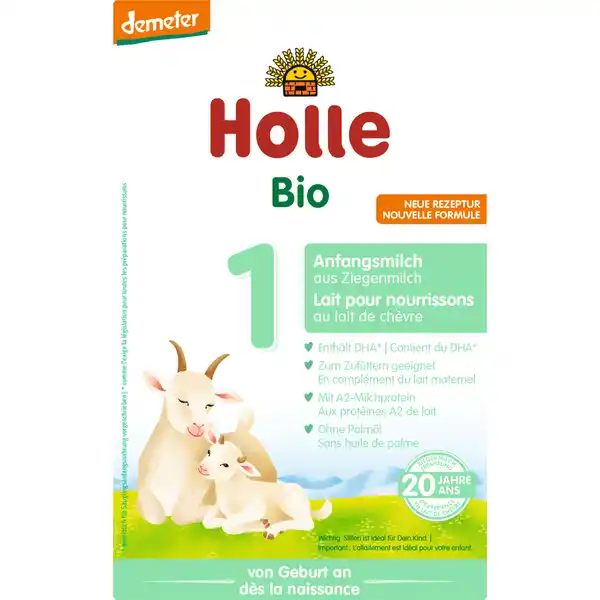 Bio Anfangsmilch 1 aus Ziegenmilch
