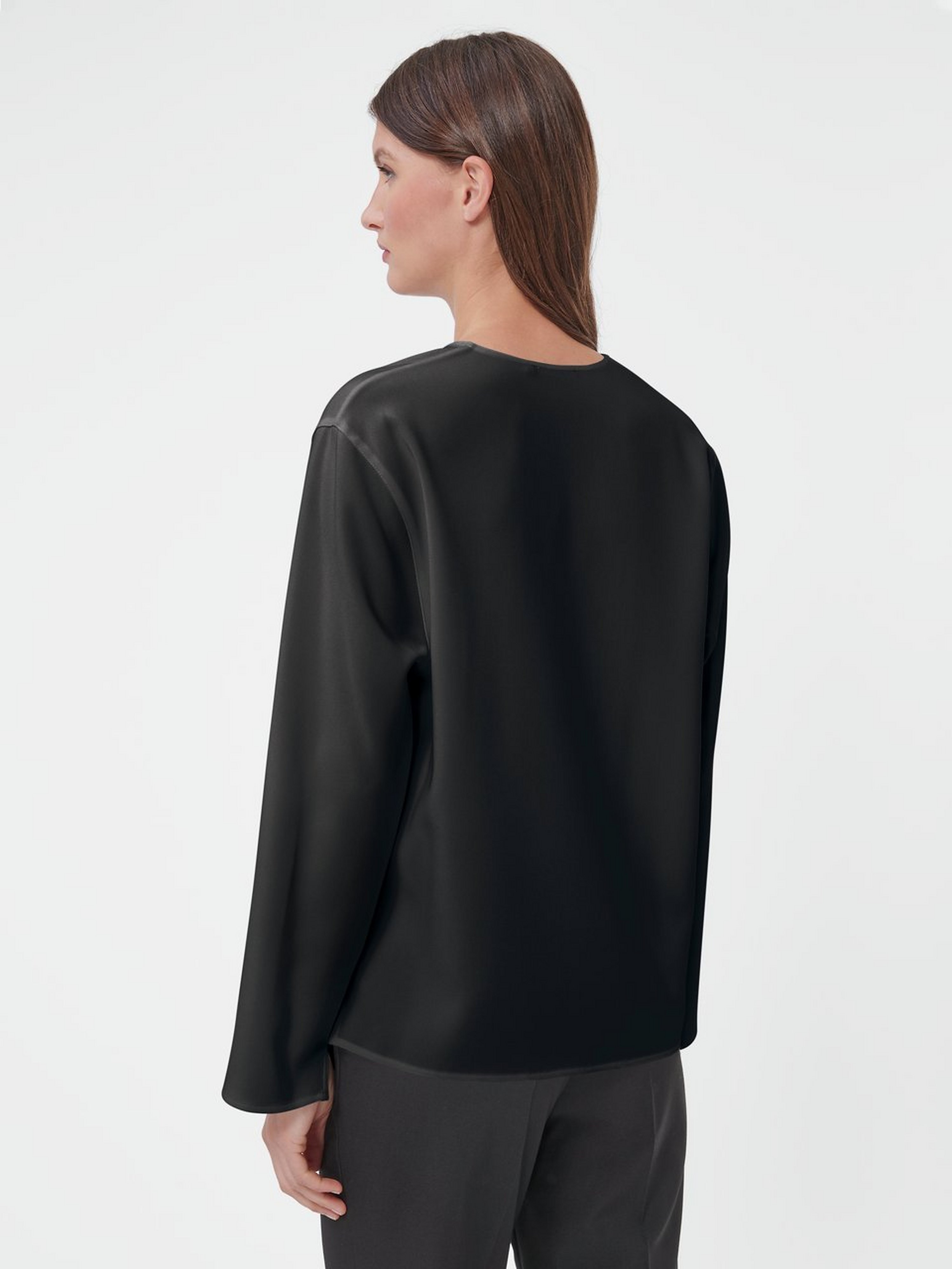 Bluse mit V-Ausschnitt