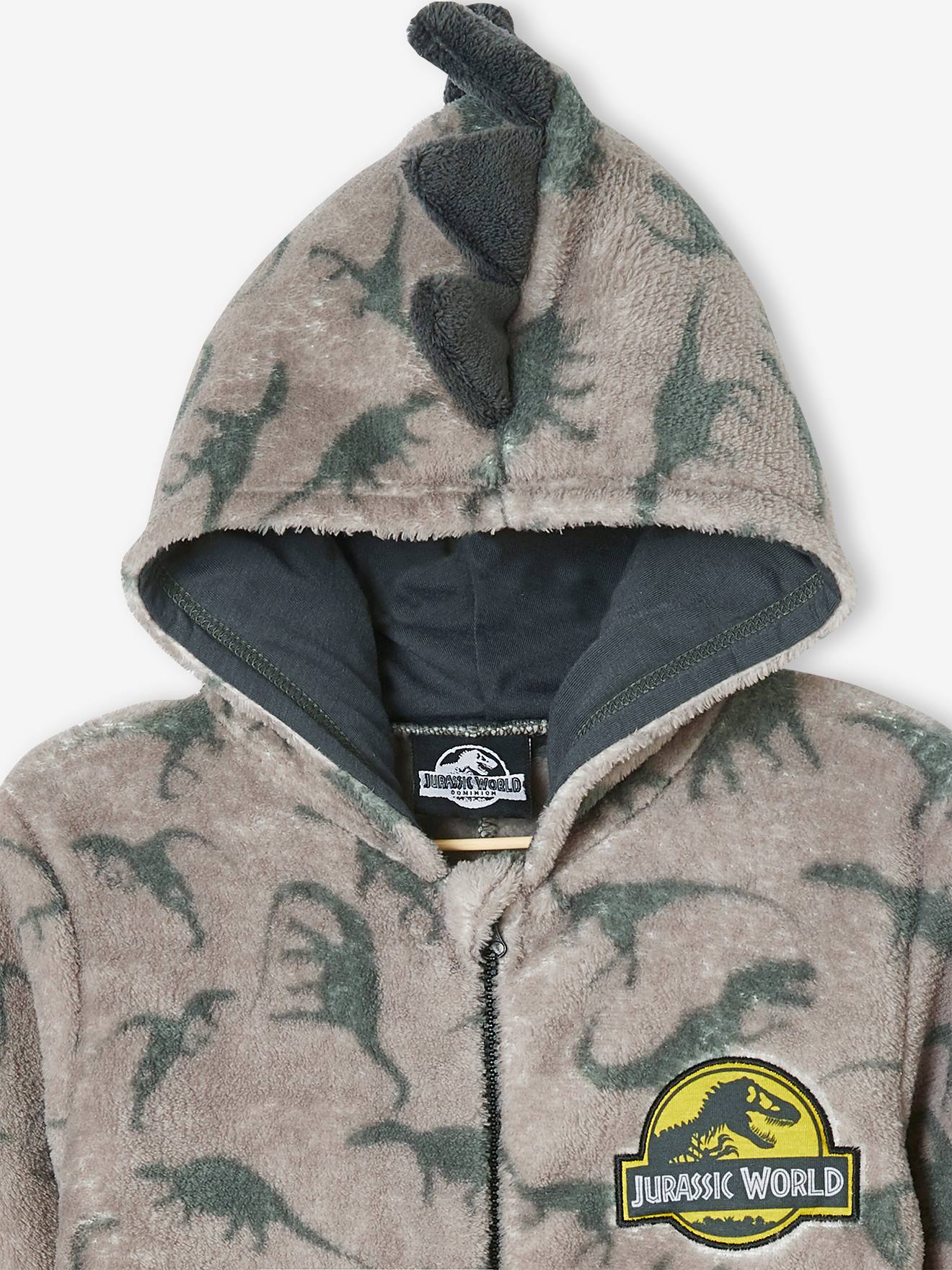 Pijama macacão estampado cinza médio do Jurassic World®
