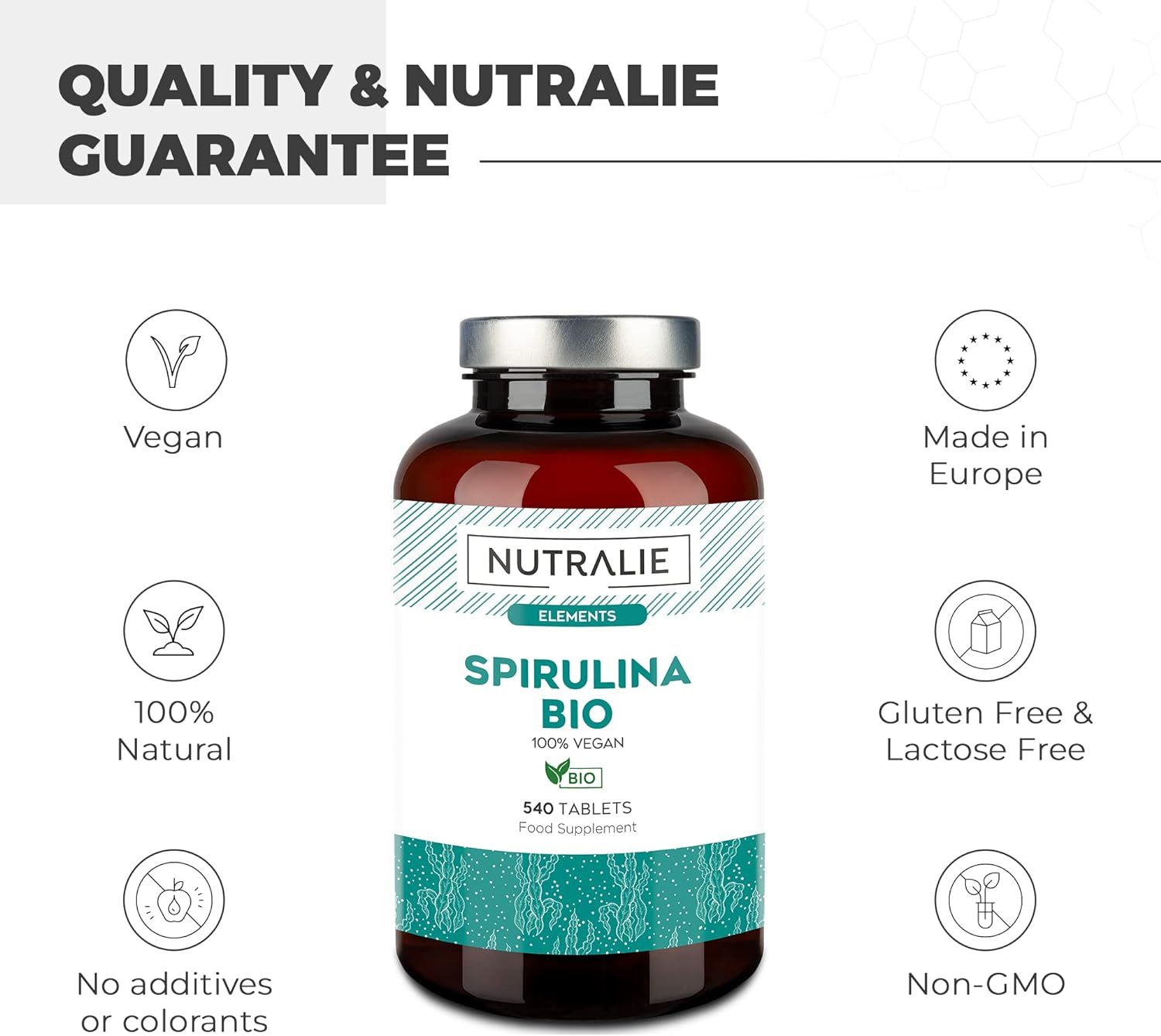 Nutralie Spirulina BIO Presslinge