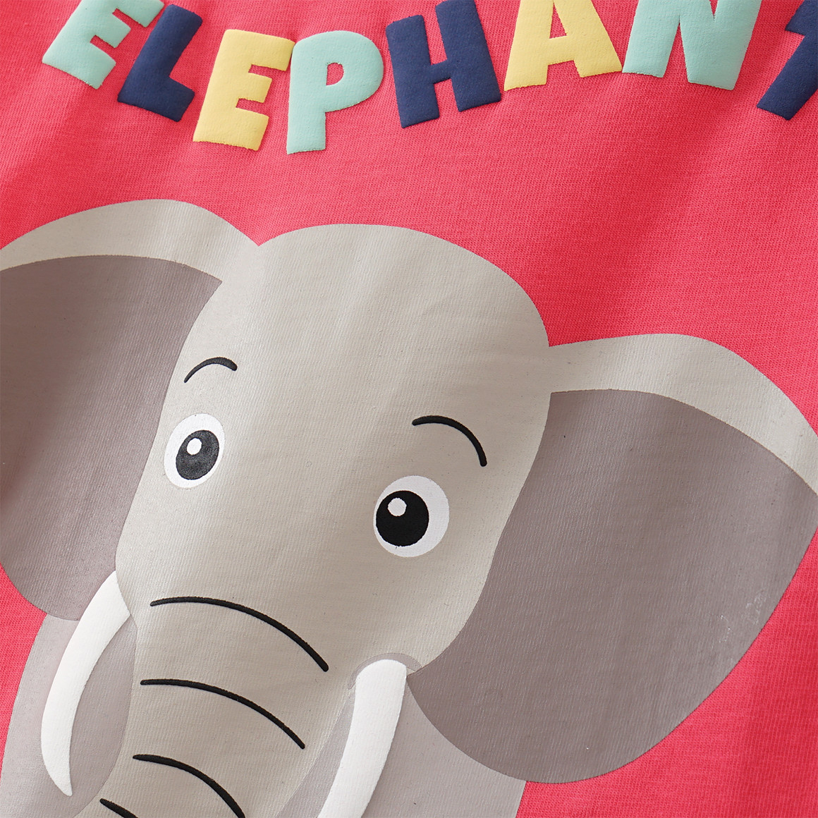 Topolino Kinder T-Shirt mit Elefanten-Motiv rot