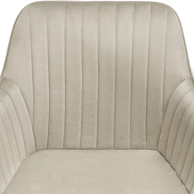 Stol Marilyn, velour, quiltet