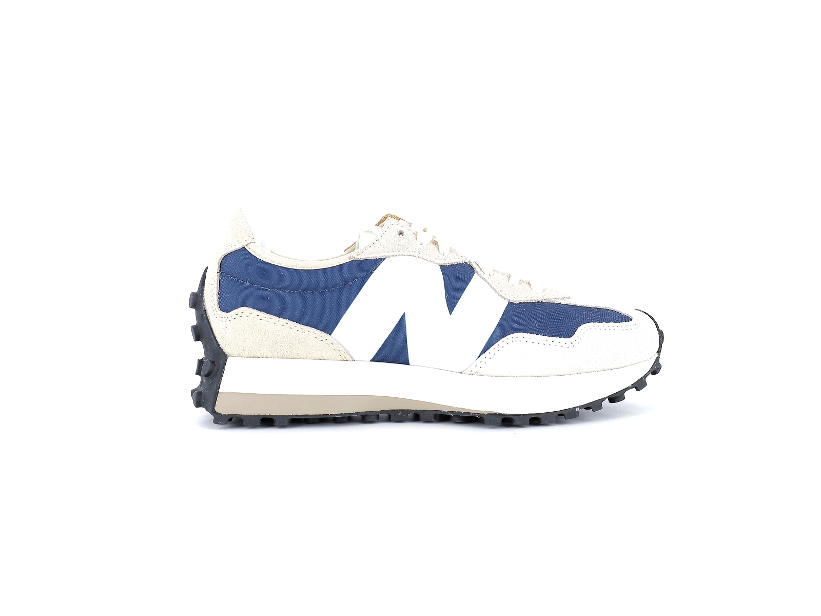 New balance a-MS327 Matières combinées Beige Bleu