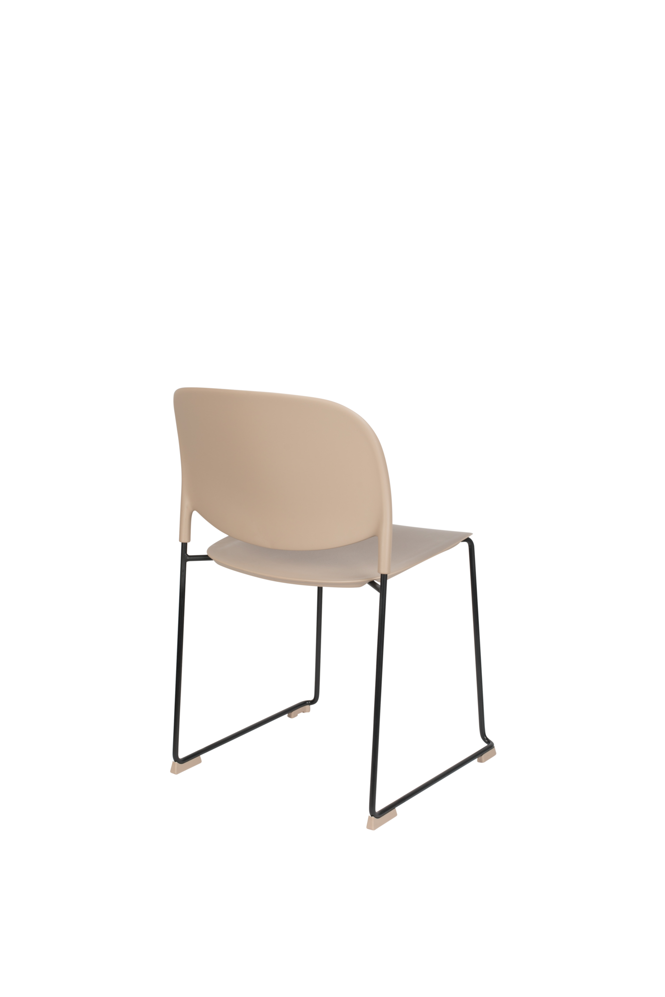 Eetkamerstoel Stacks beige (set van 4)