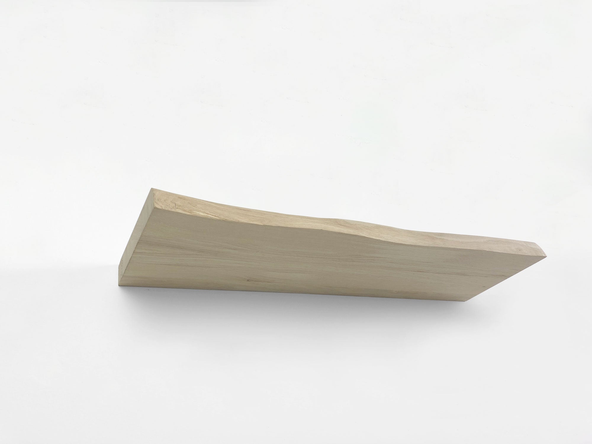 WOODBROTHERS zwevende wandplank eiken boomstam 120 x 20 cm
